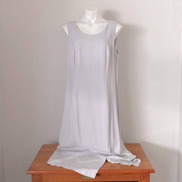 Vintage Wayne Diamond Design Maxi Dress Gray Size XL - Picture 1 of 7